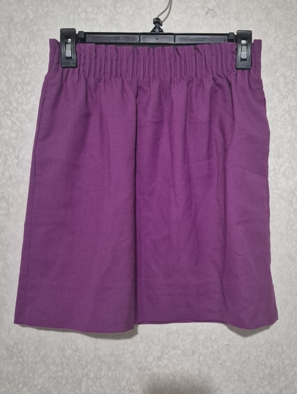 J. Crew Purple Mini Skirt with Elastic Waist..Size:2